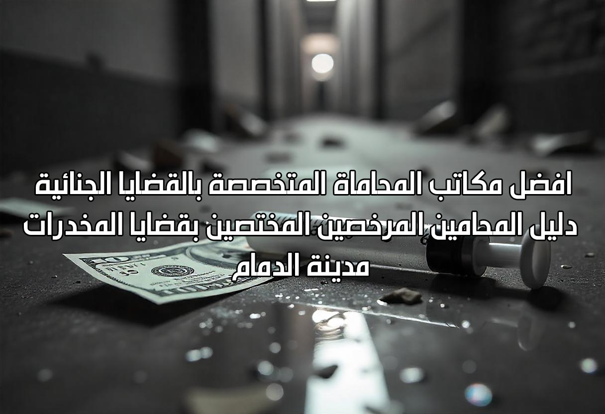 محامي مخدرات في الدمام